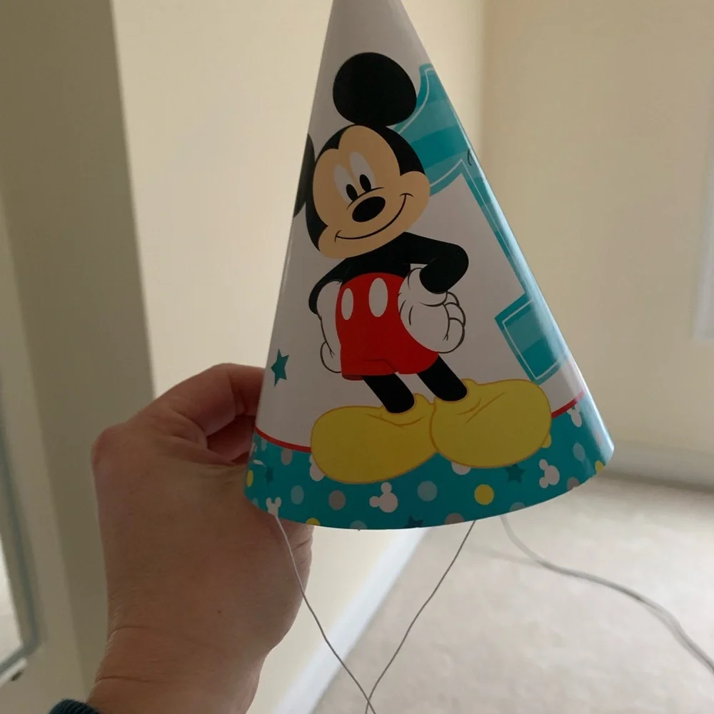 Mickey Mouse 1st Birthday Party Hats